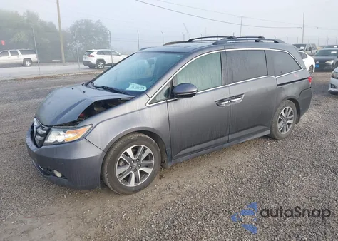 2014 Honda Odyssey Touring/Touring Elite из США, поврежденный, VIN 5FNRL5H9XEB130424